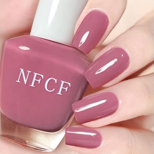Esmalte de uñas morado mate NovaCharm rápido secado