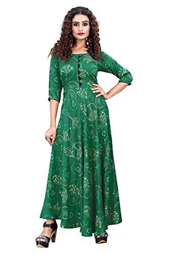 Image of M-FASHION Women's Rayon Regular Kurti