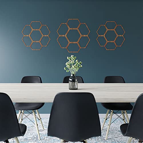 Image of Ekena Millwork 40 inchOD x 14 1 /8 inchID x 3 /8 inchT Florin Wood Fretwork Pierced Ceiling Medallion, Walnut