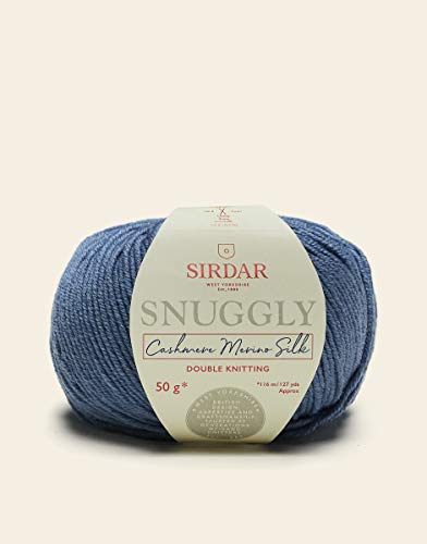 Sirdar Snuggly Cashmere Merino Silk DK Double Knitting, Prince Charming (304), 50g