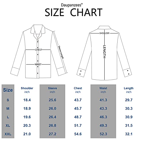 Daupanzees Mens Regular Fit Long Sleeve Elegant Lace Prom Performing Shirts Tuxedo Dress Shirts White #TOP4