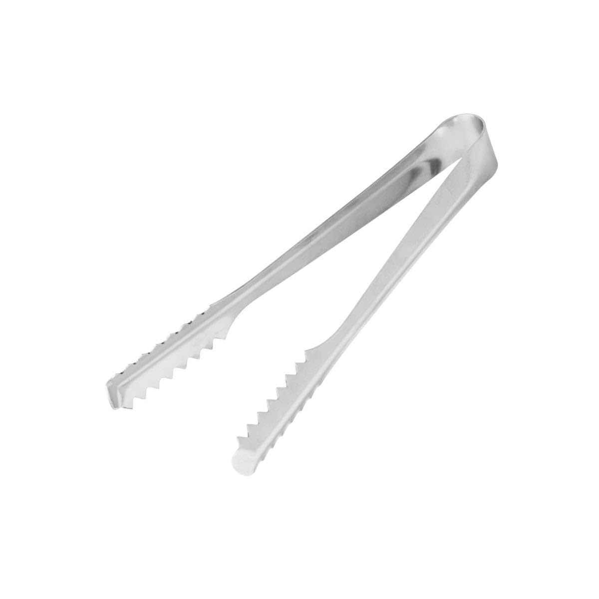 Fackelmann Ice Tong "Barman" of Stainless Steel, Silver, 5.9-Inch
