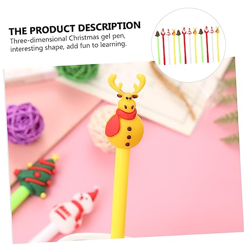 20 bolígrafos de gel navideños para estudiantes miniatura 4