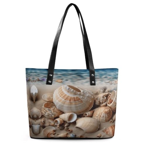 Bolso tote de mujer con diseño Seashells miniatura 1