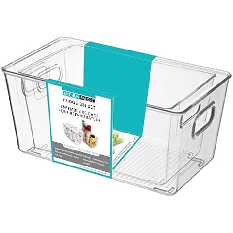 Kitchen Spaces Fridge Bin Set 2PC Cover