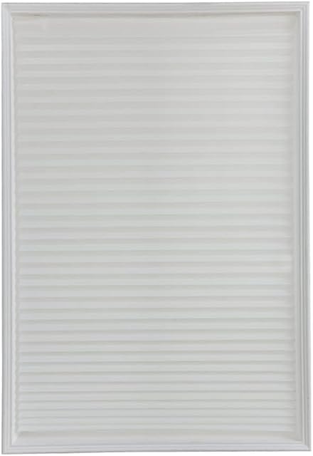 Temporary Blinds, Vertical Pleated Blinds No Drilling Self Adhesive Blinds Easy to Install Fits Blinds Window Roller for Bathroom Kitchen Living Room Office Window (White, 60*150cm)