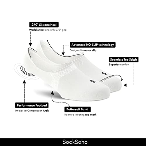 Image of SockSoho Premium Loafer Cotton Socks for MEN - (COLOR: Multicolor | Loafer Length | 7-12 UK Size)