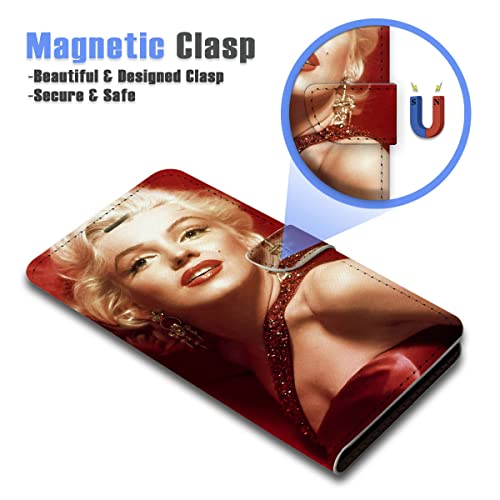 For Iphone 13, Designed Flip Wallet Phone Case Cover, A24580 Marilyn Monroe #TOP3