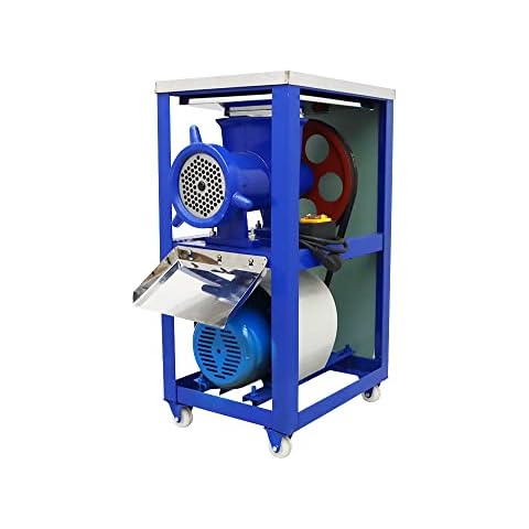 HayWHNKN #42 Meat Grinder Crusher Bone Machine with Pulley Fish/Vegetables Crusher Mincer Chopper Feed Processor Cutters 220V 2.2KW Cover