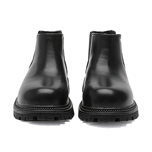 Girls Ankle Boots Chelsea Boots Fashion Side Zipper Boots Lace Up Waterproof Combat Shoes for Toddler/Little Kid2