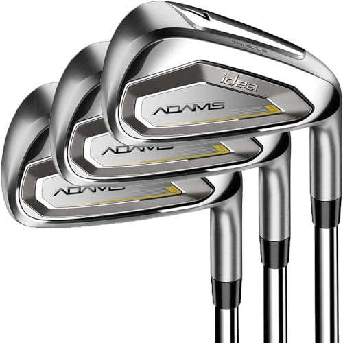 Men's Adams Golf Idea Iron Set - RH 5-PW, AW RG ST, Silver