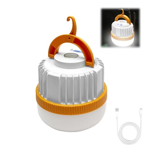 Campinglampe LED USB Wiederaufladbare, Mini Magnet Camping Laterne Campingleuchte, 3 Modi Wasserdicht Tragbar Camping Lampe Zeltlampe für Outdoor Wandern Camping Notfall