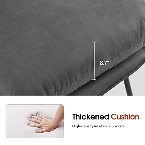 Sillón Plegable Leathaire Gris oscuro miniatura 3