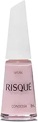 Esmalte Risqué Rosas Natural Condessa 8ml, Risqué, Condessa, 8 ml