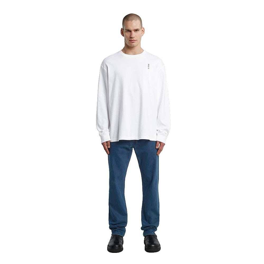 G-Star Back Embro Text Loose R T LS Camiseta Hombre