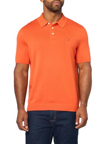Image of Tommy Hilfiger Men's Lightweight Cotton Knit Short Sleeve Polo Shirt