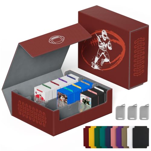 Image of UAONO Trading Card Storage Box for 1800+ Sleeved Cards, Bulk Card Storage