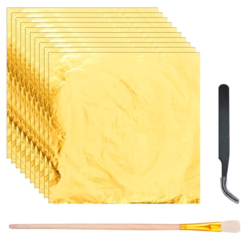 150 Blatt Blattgold,Blattgold Essbar,Blattgold Essbar Für...