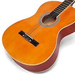 World Rhythm Guitare classique 4/4 – Guitare espagnole Naturelle pour Débutants – Guitare pleine taille – Idéal pour les… - Les Beatles, Paul McCartney, John Lennon, RIngo Starr, George Harrison World Rhythm Guitare classique 4/4 – Guitare espagnole Naturelle pour Débutants – Guitare pleine taille – Idéal pour les… – Image 3