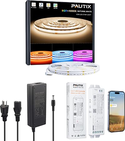 Tira LED RGBW 4000K PAUTIX 7.5m con Control WiFi miniatura 1