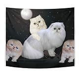 Pawfeel Lovely Persian Cat Print Tapestry
