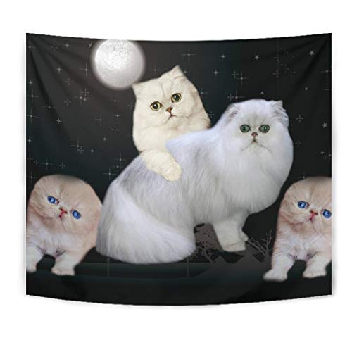 Pawfeel Lovely Persian Cat Print Tapestry #TOP3