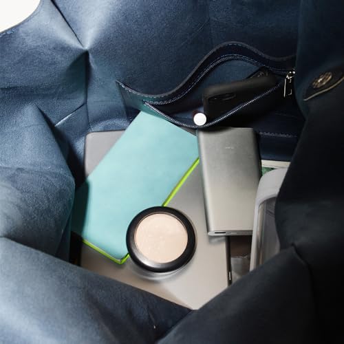 Bolso Tote de cuero sintético retro para mujer, gran capacidad miniatura 6