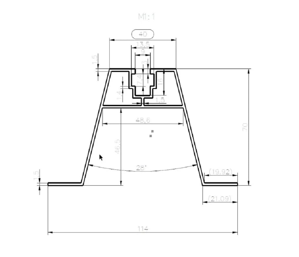 NAKA Photovoltaik Halterung Dachhaken Set für 2 Module 30 mm Solar PV Trapezdach Flachdach Befestigung 0% MwSt.