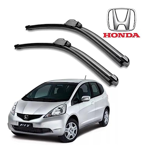 Par Palheta Limpador de Parabrisa Honda Fit 2009 à 2014