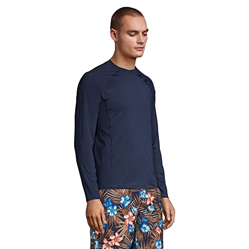 Lands' End mens Long Sleeve Swim Tee Rash Guard3