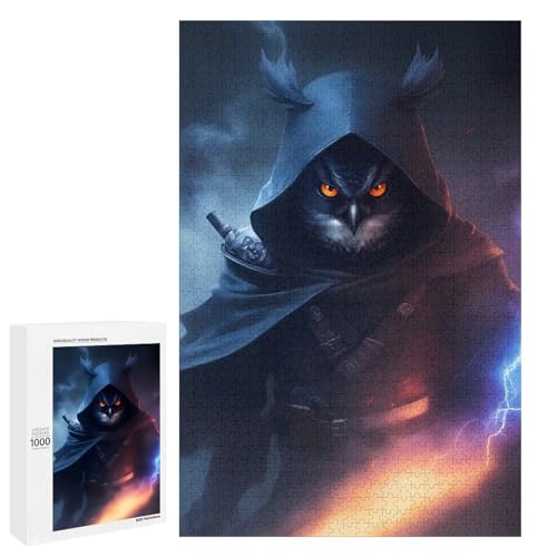 Puzzle 1000 pieces Owl Ninja casse-tête stimulant pour adolescent
