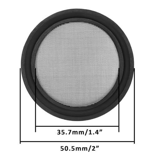 Image of DERNORD 2 Pack 1.5 inch Sanitary Tri-Clamp Gasket Buna-N (NBR) w /Stainless Bonded Type Screen 325 Mesh