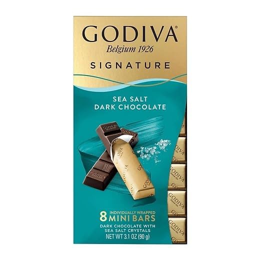 See full amazon price history chart for Godiva Belgium 1926 Signature Sea Salt Dark Chocolate, 90g (Imported) - Rich and Luxurious Treat with a Hint of Sea Salt Godiva Belgium 1926 Signature Sea Salt Dark Chocolate, 90g (Imported) - Rich and Luxurious Treat with a Hint of Sea Salt (B0DDCVQND8) Amazon Price History, Amazon Price Tracker