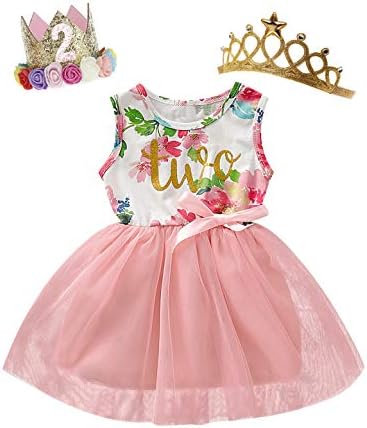 BIRTHDAY SHARK Baby Girl Two Year Old Birthday Outfits Toddler 2nd Birthday Dress Set