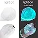 Luminous Light Up Hat, 7 Colors Glow LED Baseball Cap, USB Rechargeable Fiber Optic LED EDC Hats Rave Concert Father's Day Men Women Boys