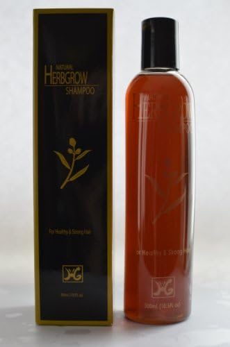 Natural Herbgrow Shampoo for Healthy & Strong Hair 10z by Herbgrow