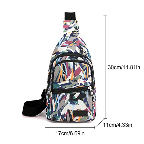 MOAMUN Small Sling Bag Women Men, Waterproof Nylon Anti Theft Cross Body Bag Women - Image 2