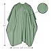 Barber Strong The Barber Cape Haircut Cover for Men, Hair Repelling and Static-Reducing Material, Flexible Elastic Neckband, Water Resistant Fabric, Oversized for Complete Coverage - Green Shield
