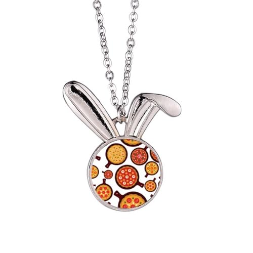 Collier lapin et pizza pour casser la monotonie des bijoux classiques