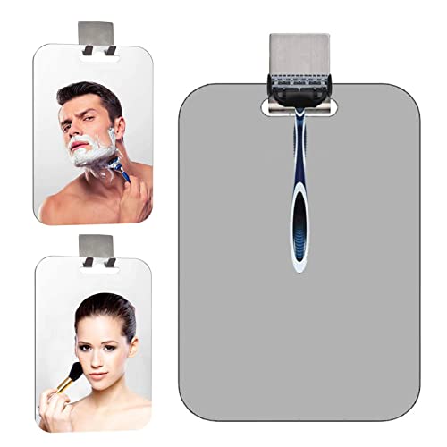 chuveiro antiembaçante para barbear, gran, com suporte barbear, uso em viagem, aço inoxidável, à pro