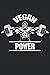 Vegan Power: Cool Novelty Gift for Vegetarian ~ Small Lined Notebook (6'' X 9")