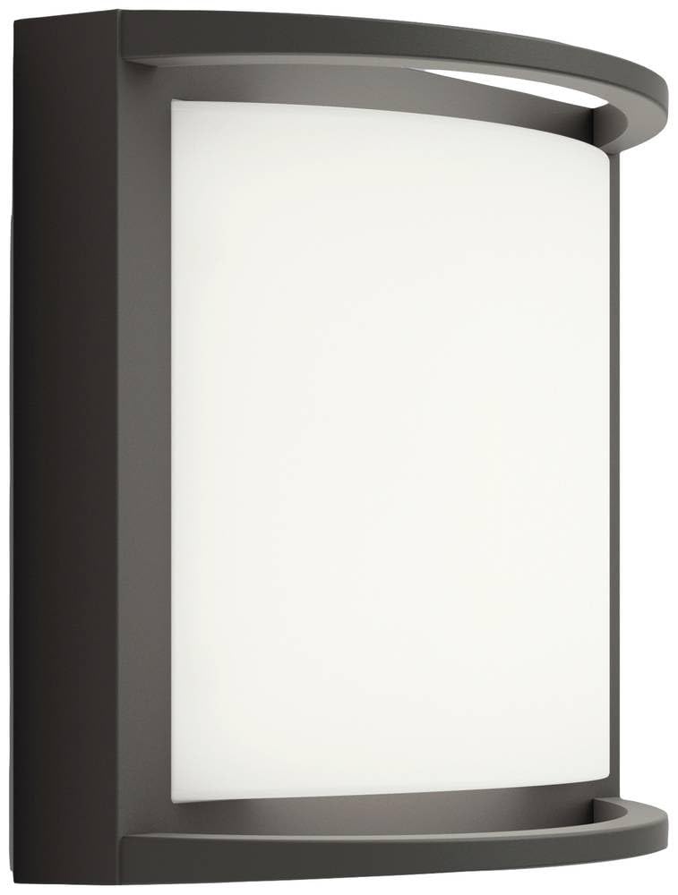 Philips Lighting Samondra UltraEfficient Outdoor Wall Light, 3.8W, 2700K, Antracite, IP44 Weatherproof