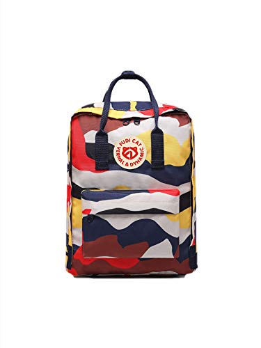 AFGUIH Mochila Explosiva Bolso de Hombro Doble de Mujer de Lona Impermeable al Aire Libre