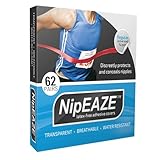 NipEaze - 4pack Value - The Original Transparent Nip Protector - Nipple Chafing Prevention; 62 pairs