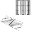 Uniflasy Grill Cooking Grates and Grill Warming Rack for Chargriller 5050, 5650,3001 Gas & Charcoal Grill