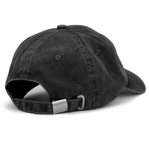 Image of World's Best Dad Embroidered Baseball Cap for Men, Adjustable Cotton Twill Dad Hat for Father's Day Birthday