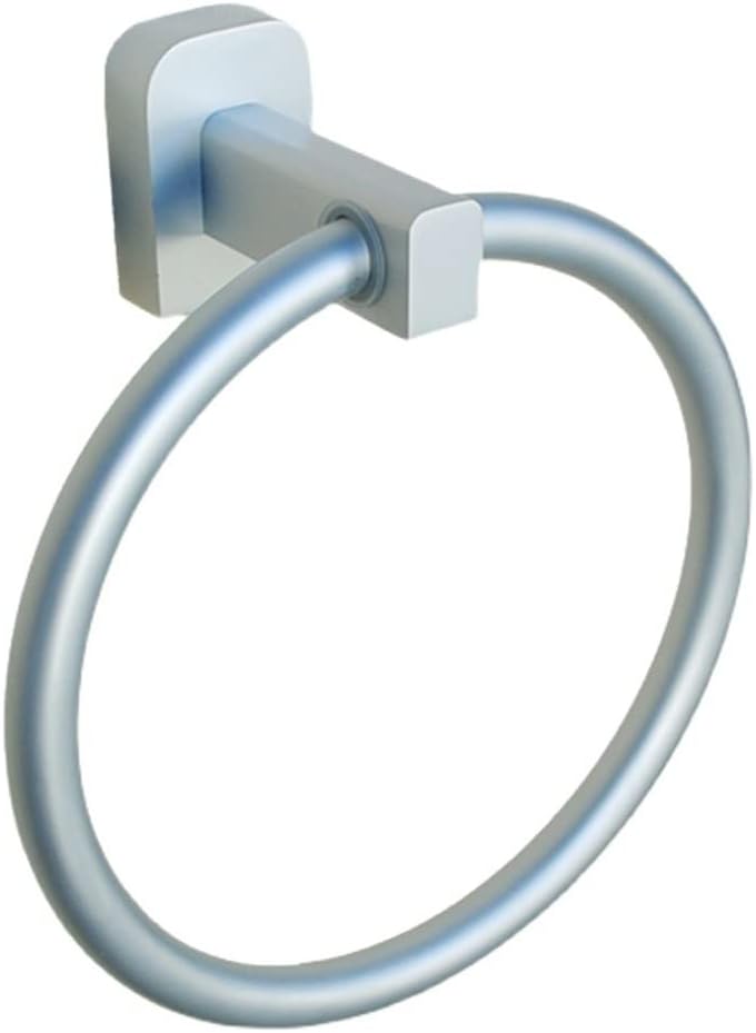 LSLYTQ Towel Ring, Space Aluminum Bathroom Hardware Pendant, Full Solid Towel Rack, Bathroom Towel Hanger