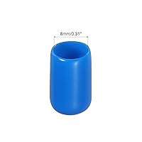 Vista 2 de MECCANIXITY 200 tapas de goma para extremos de 5/16 pulgadas, protector de rosca de vinilo redondo de PVC para tubería de perno de tornillo