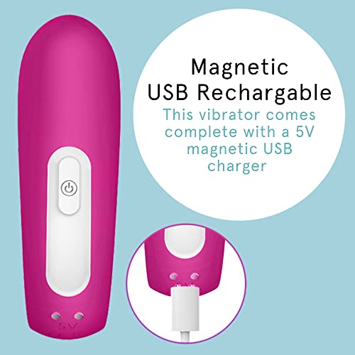 Vibromasseur double tête rose avec télécommande discrète