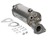 ECD Germany Kat-153 Dieselpartikelfilter Rußpartikelfilter DPF | Länge [mm]: 460 | mit Montagteile | Ruß-/Partikelfilter Partikelfilter Abgasanlage